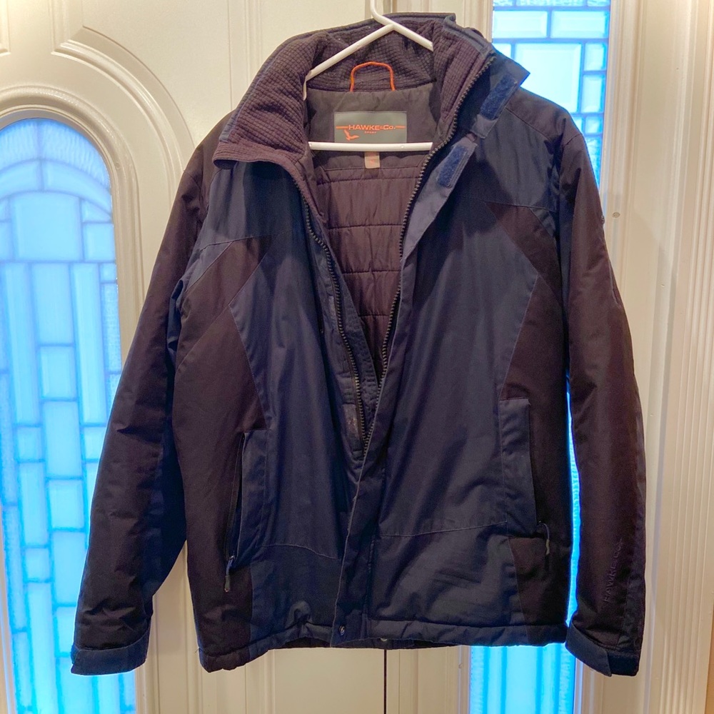Ski Jacket Blue and Black Large